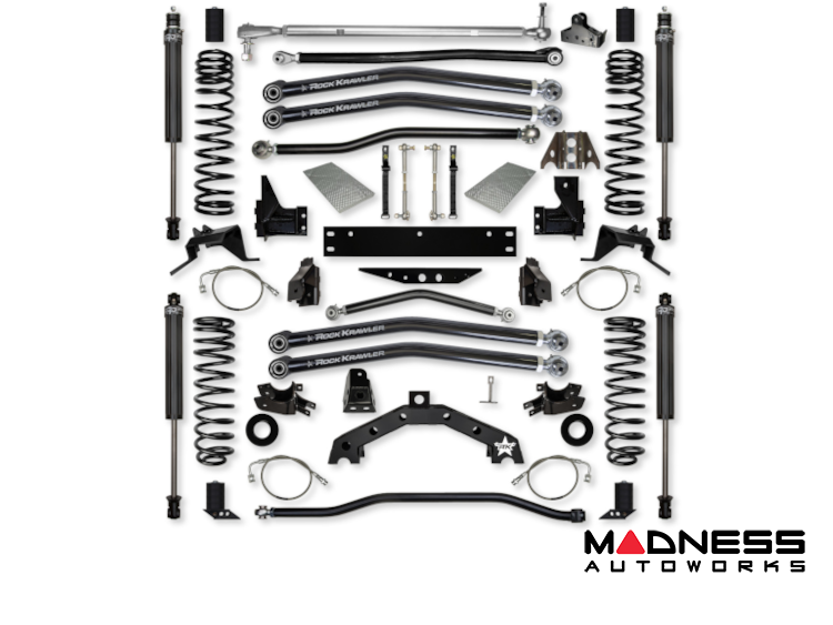 Jeep Wrangler JK Lift Kit - Rock Krawler - Factor X2 Long Arm - Stage 1 - `07-`18